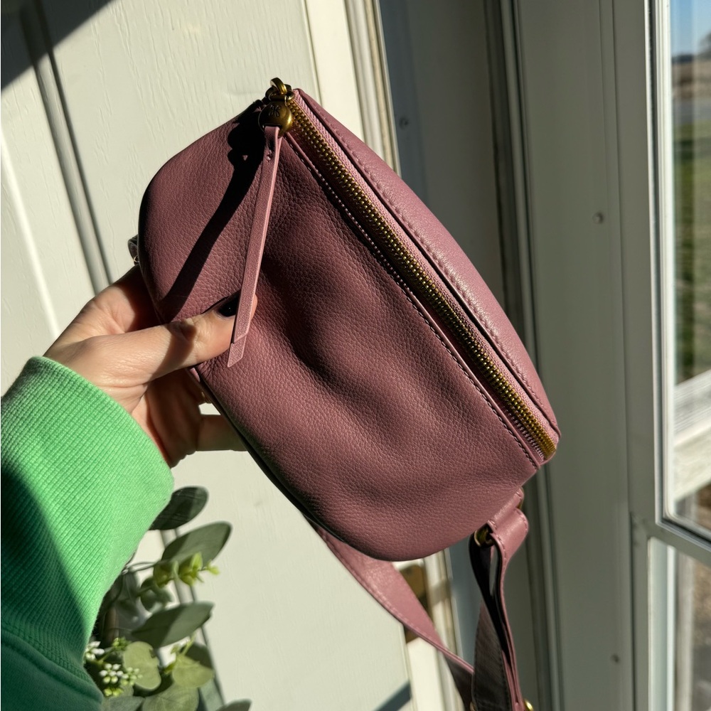 HOBO Dusty Rose Leather Crossbody Bag